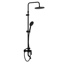 Душевая система Damixa Jupiter 977740300, с изливом, цвет черный матовый