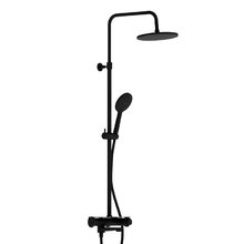 Душевая система Damixa Jupiter 977760300, термостатическая, цвет черный матовый