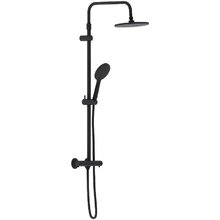 Душевая система Damixa Jupiter 977800300, черная матовая