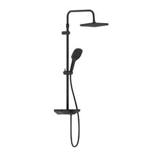 Душевая система Damixa Merkur 940730300, термостатическая, черный матовый