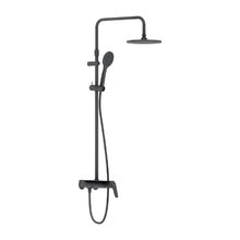 Душевая система Damixa Jupiter 977780300, цвет черный матовый