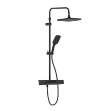 Душевая система Damixa Gala, термостатическая, цвет черный матовый, 953760300