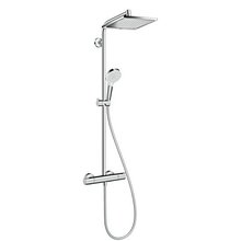 Душевая система Hansgrohe Crometta Е 240 1jet Showerpipe 27271000 240 мм с термостатом, хром