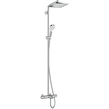 Душевая система Hansgrohe Crometta E 240 1jet Showerpipe 27298000 с термостатом, хром