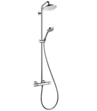 Душевая система Hansgrohe Croma 27185000 220 Showerpipe, термостатическая, хром