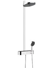Душевая система Hansgrohe Pulsify 24240000 S, Showerpipe 260 2jet термостатическая ShowerTablet Select 400, хром
