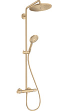 Душевая система Hansgrohe Croma Select S 26890140, термостатическая, шлифованная бронза
