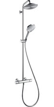 Душевая система Hansgrohe Raindance 27116000 Select S 240 Showerpipe EcoSmart 9 л/мин, термостатическая, хром