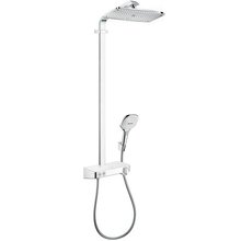 Душевая система Hansgrohe Raindance Select E 360 1jet ST Showerpipe 27288400, 3 режима струи, белый/хром