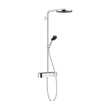 Душевая система Hansgrohe Pulsify 24221000, Showerpipe 260 1jet EcoSmart, термостатическая, хром