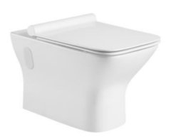 Подвесной унитаз Aquanet Cube-W CL-12248D (210761) безободковый, Rimless, с сиденьем Soft Close, Slimseat