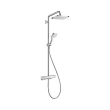 Душевая система Hansgrohe Croma E Showerpipe 27660000, 280 1jet EcoSmart с термостатом, хром
