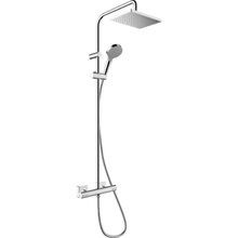 Душевая система Hansgrohe Vernis Shape Showerpipe 230 1jet EcoSmart с термостатом, хром, 26097000