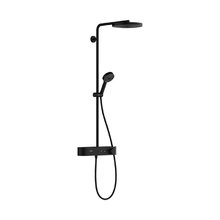 Душевая система Hansgrohe Pulsify 24220670, Showerpipe 260 1jet, черный матовый