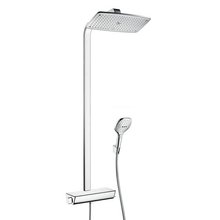 Душевая система Hansgrohe Raindance Select E 360 1jet Showerpipe EcoSmart 27286000, 3 режима струи, корпус хром, лицевая часть хром, 1 режим струи