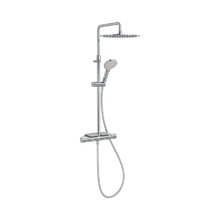 Душевая система Jacob Delafon Metro E26589-CP с полкой, термостат