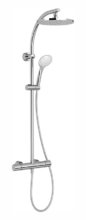 Душевая система Jacob Delafon Amelie E32851-CP, с термостатическим смесителем (выставочный образец, отсутствует упаковка)