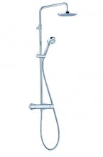 Душевая система Kludi Logo Dual Shower System 6809205-00 с термостатом, ручная лейка 3S