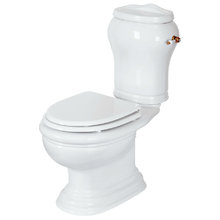 Напольный унитаз моноблок Migliore Milady 31277, выпуск в пол, бронза