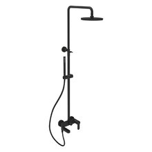 Душевая система Paffoni Blu, черный матовый, ZCOL632NO