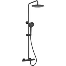 Душевая система Sancos Game SC3002MB, термостатическая, цвет черный матовый