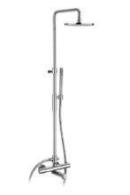 Душевая колонна Paffoni Birillo ZCOL721LIQCR с термостатическим смесителем для душа, с изливом