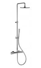 Душевая колонна Paffoni Birillo Mini ZCOL638LIQCR с термостатическим смесителем для душа