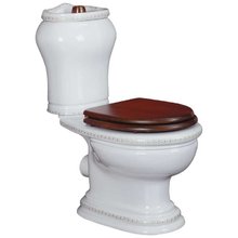 Напольный унитаз Migliore Milady декор D3 Vintage, выпуск в стену/в пол, бачок, кнопка бронза, 31739/31740