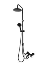 Душевая система Orange Mia с фиксированным изливом, черный матовый, M34-933b