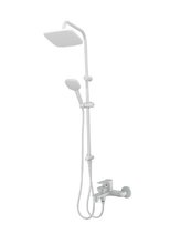 Душевая система Orange Aristo M19-944w с фиксированным изливом, белый матовый