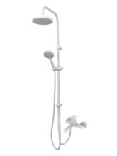 Душевая система Orange Karl M05-932w с фиксированным изливом, белый матовый