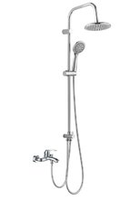 Душевая система Orange Alfi M18-933cr с фиксированным изливом, хром