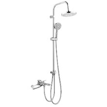 Душевая система Orange Organic M27-932cr, со смесителем, изливом и тропическим душем, цвет хром