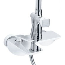 Душевая система Timo Helmi SX-1070/00 2100 chrome white, 3-х режимная, белая/хром