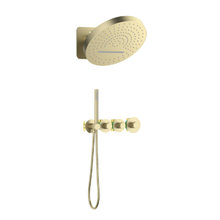 Душевая система Timo Saona SX-2329/17SM, термостатическая, цвет золото матовое