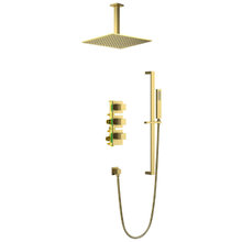 Душевая система Timo Selene SX-2229/17SM, термостатическая, цвет золото матовое