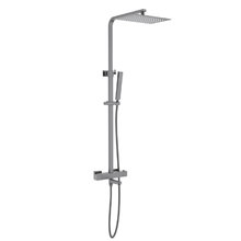 Душевая система Timo Tetra-Thermo SX-0169/18, термостатическая, цвет черное золото