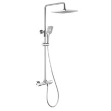 Душевая система Vincea Next VSFS-1N1TCH, термостатическая, с изливом, хром