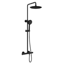 Душевая система Vincea Desire VSFS-1D0TMB, термостатическая, черный матовый