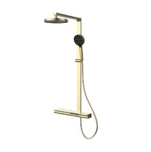 Душевая система Vincea Aspire VSFS-4AS1BG, с каскадным изливом, цвет брашированное золото