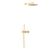 Душевая система Vincea Groove VSFW-4G01BG4, цвет золото брашированное