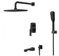 Душевая система Lemark Ursus LM7222BL, цвет чёрный