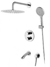Душевая система Lemark Yeti LM7822C, термостатическая, хром