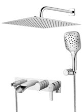 Душевая система Lemark Atlantiss LM3225C, с изливом, хром