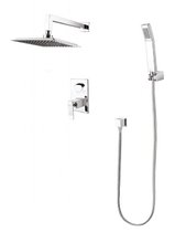 Душевая система Lemark Contest LM5829CW для душа, хром/белый