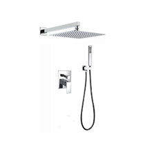 Душевая система Berges Ventas 073001 2S, скрытый монтаж, хром сильвер