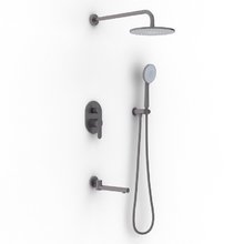 Душевая система Berges Nardis 3R, 071009, вороненая сталь, gunmetal