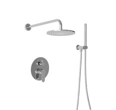 Душевая система Berges Ventas 073003 2R, скрытый монтаж, хром сильвер