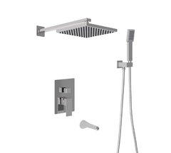 Душевая система Berges Nardis 071005 3S, скрытый монтаж, хром сильвер