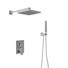 Душевая система Berges Nardis 071001 2S, скрытый монтаж, хром сильвер